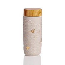 Load image into Gallery viewer, Honey Bee Travel Mug / Gold
