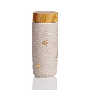 Honey Bee Travel Mug / Gold