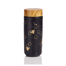 Load image into Gallery viewer, Honey Bee Travel Mug / Gold
