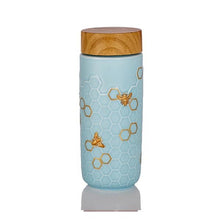 Load image into Gallery viewer, Honey Bee Travel Mug / Gold
