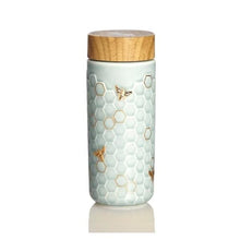 Load image into Gallery viewer, Honey Bee Travel Mug / Gold
